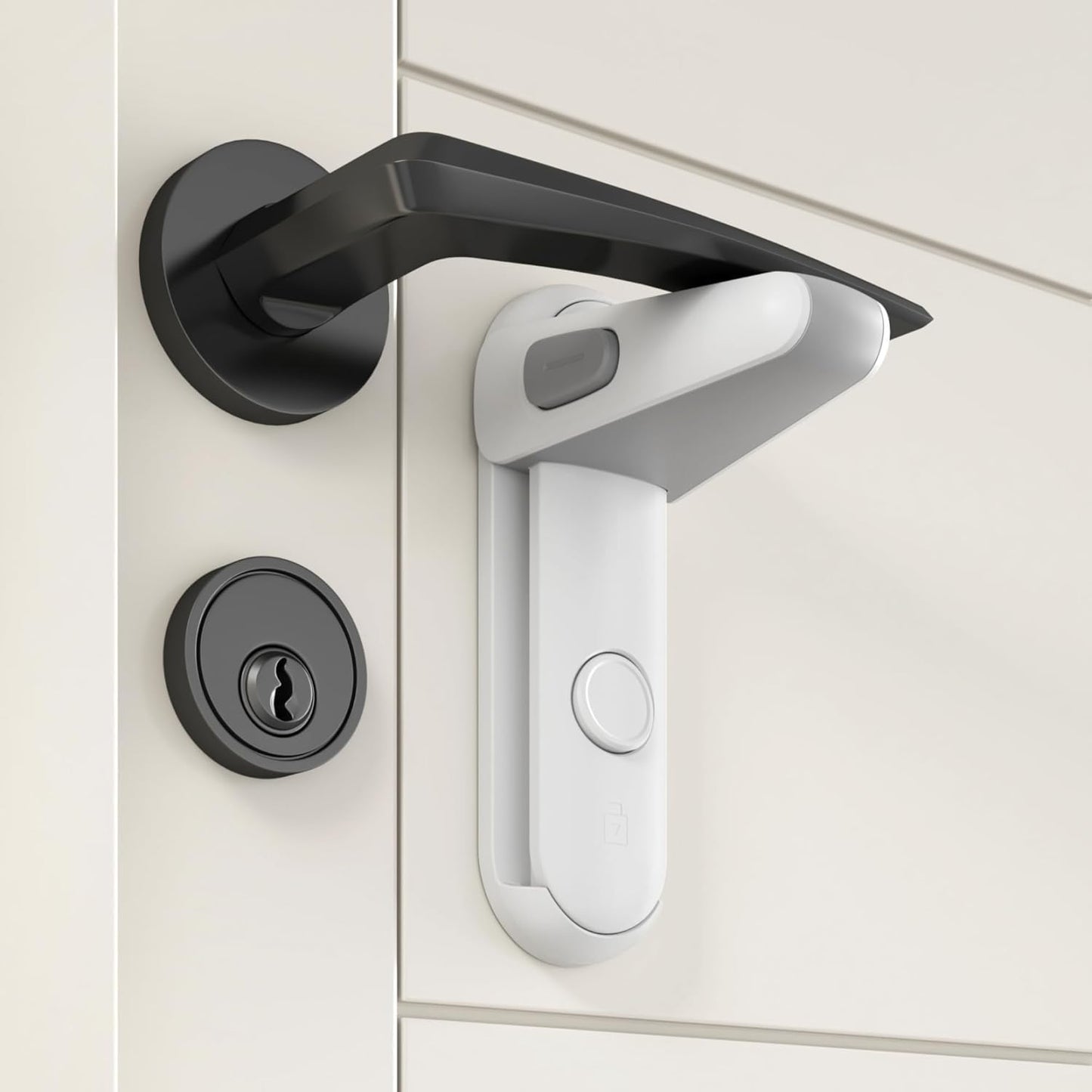 Childproof Door Lock | Tool-Free Installation | Fits Most Door Handles