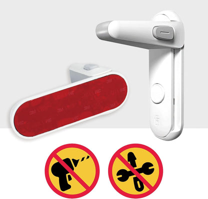 Childproof Door Lock | Tool-Free Installation | Fits Most Door Handles